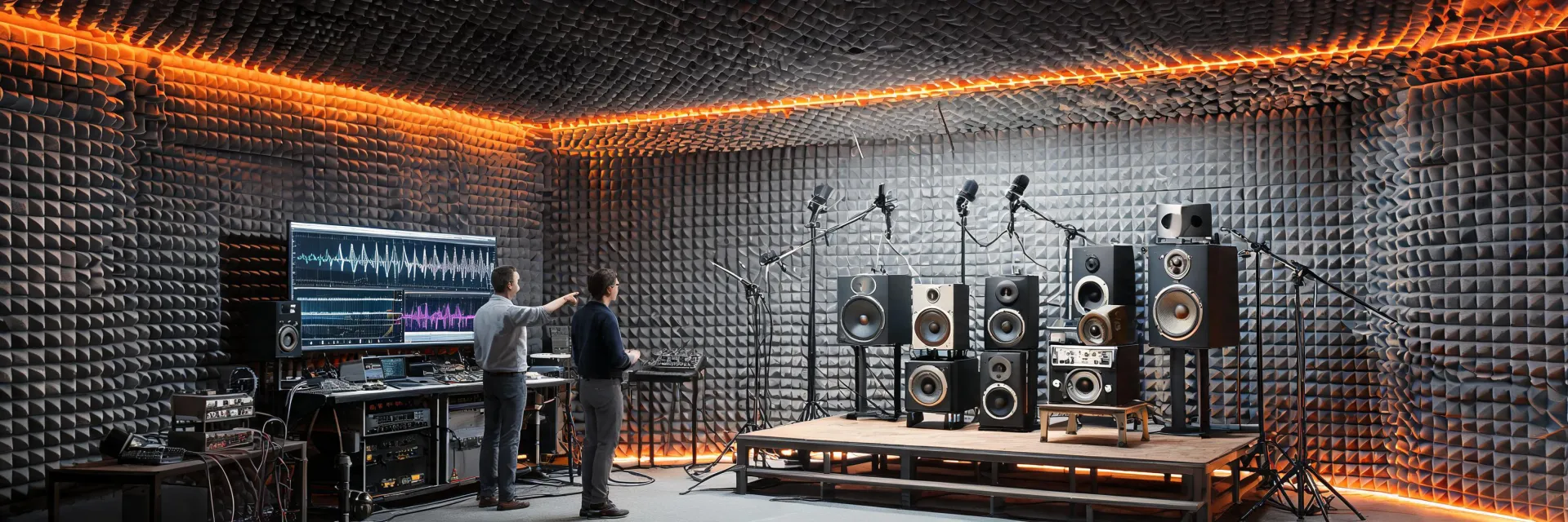 JBL Professional development lab and live sound test stage