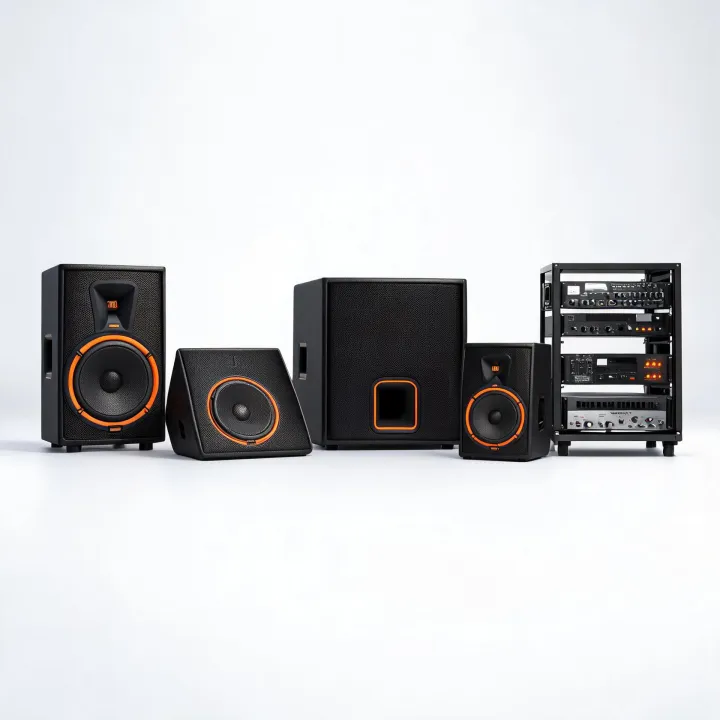 JBL Professional loudspeaker and subwoofer product lineup